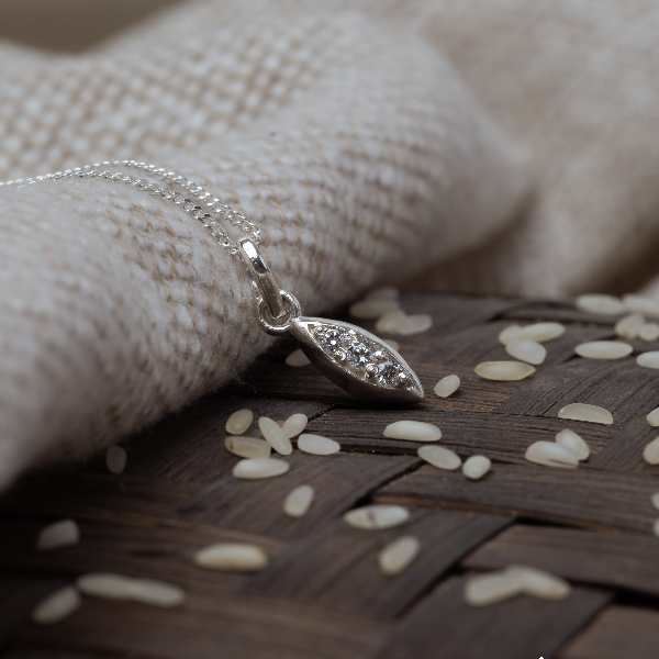 Chamal (rice grain) pendant