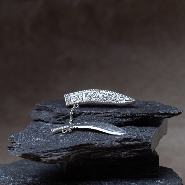 2 in 1 Khukuri brooch